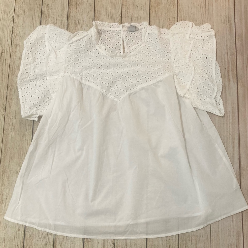 A New Day | Eyelet Blouse
